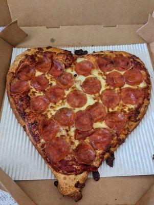 Heart Shaped - Pepperoni