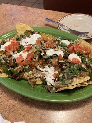 Nachos from the specials board