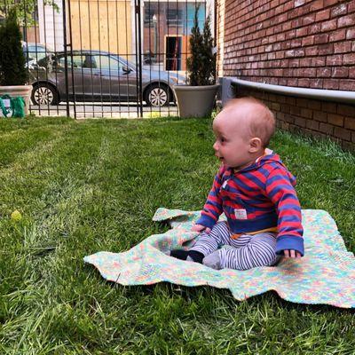 Our outdoor infant space