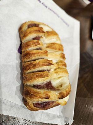 Strawberry cream cheese croissant