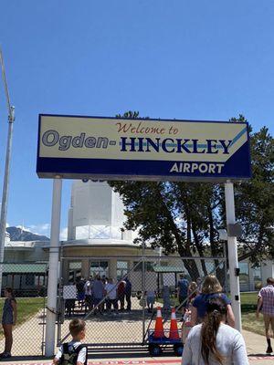 Entrance after deplaning