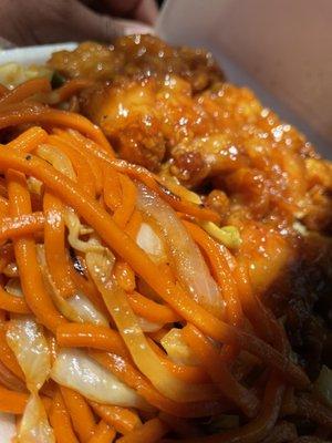 Beautiful orange chicken