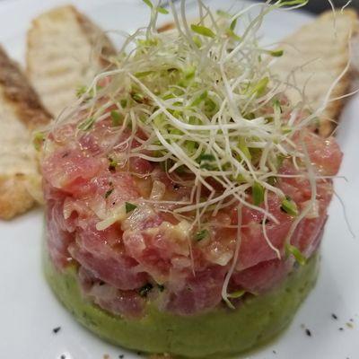 Tuna tartare.