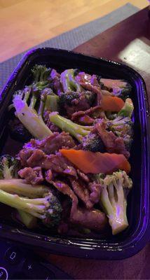 Beef and Broccoli Tray