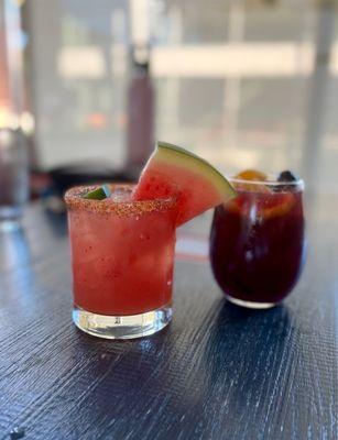 Beat the Heat Sangria & Watermelon Margarita