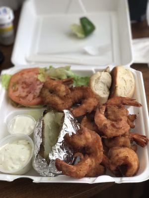 BEST shrimp platter in NYC, both in Price and Taste!