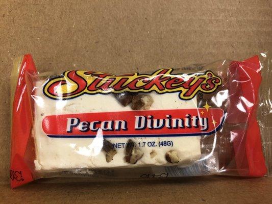 7/18/18. Wednesday morning. Driving from Hot Springs back to Shreveport. Stuckey's own brand Pecan Divinity!!