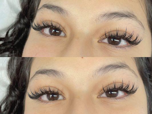 6D anime lashes, 漫画睫毛店, best lash extension, Manga Lashes.