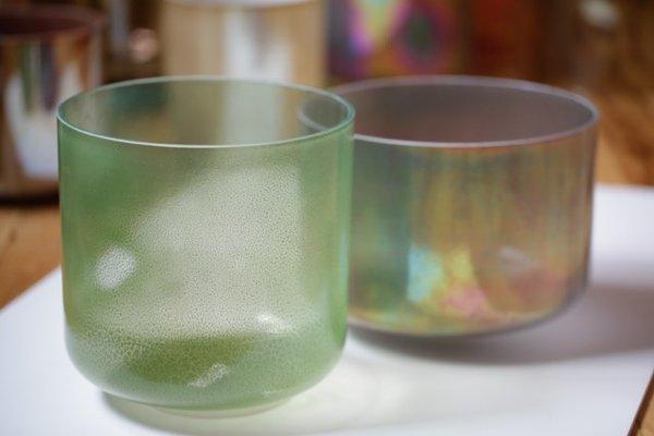 Crystal Singing bowls are played at each Reiki session