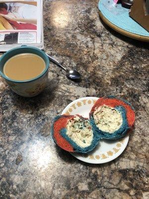 Buffalo Bills bagel