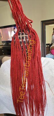 Knotless braids