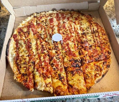 Thin Crust Cheese Pizza