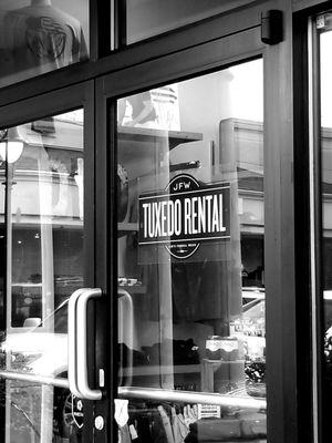 JFW TUXEDO RENTALS at Dry Falls Outfitters in Macon, Georgia.