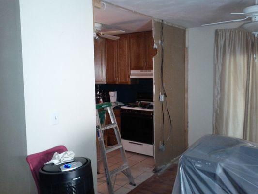 #1 Wall Removal & Waist High Replacement.