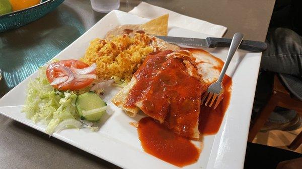 Very delightful enchiladas