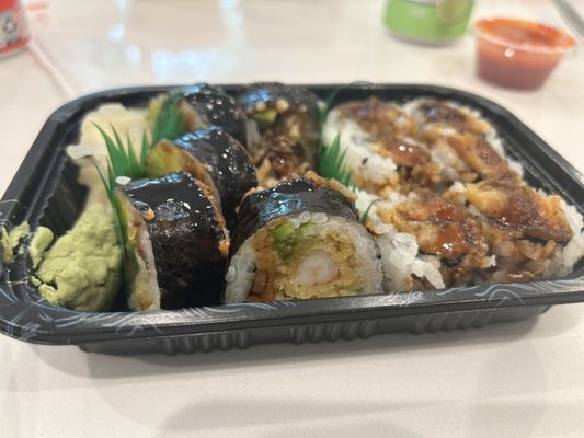 Shrimp Tempura Roll, Sweet Potato Roll