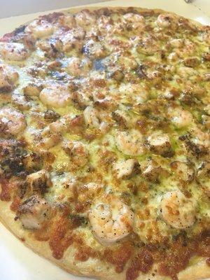 Pesto Margarita with Chicken and Shrimp