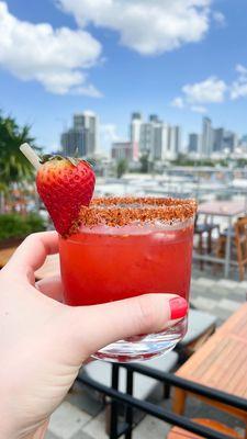 Strawberry Margarita |Instagram @restaurant_aholic