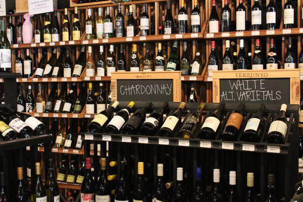 Huge selection of unique wines