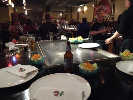 Hibachi and sushi