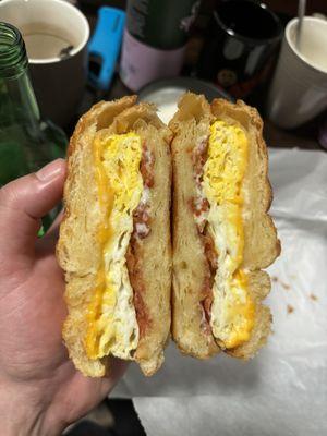 Bacon Egg and Cheese Croissant