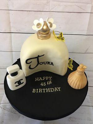 Perfume lover birthday cake