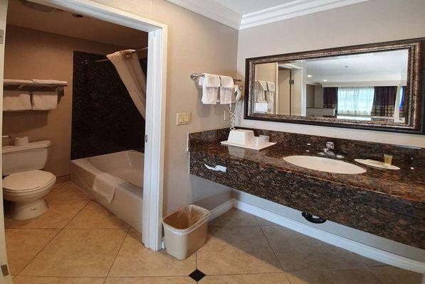 Guest room bath