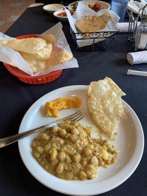 Fresh halwa puri