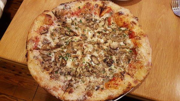 Mushroom pizza