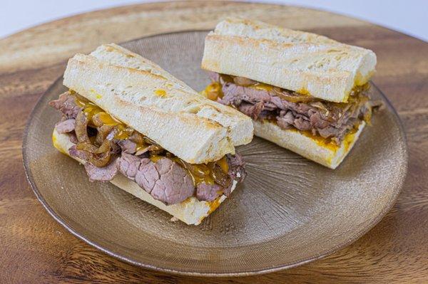 BBQ roast beef sandwich