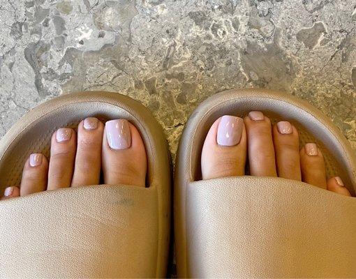 beautiful job on shaping my pedicure