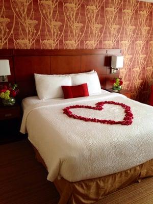 Let's get some rose peddles for on your bed for you and your love of your life!