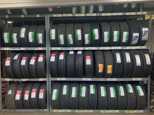 WE SELL NEW & USED TIRES