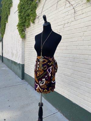 Circa1980s wrap skirt .