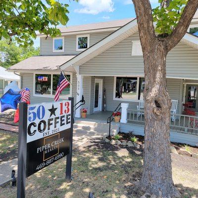 506 N. Goliad Street, Rockwall, TX 75087 is newest, and 2nd 5013 Coffee (and Country Decor Store)