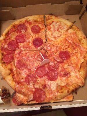 Supposed to be half cheese & half pepperoni #EpicFail