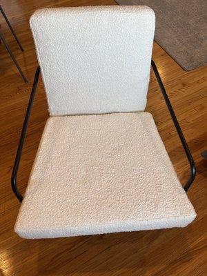 Reupholstered seat covers with zip