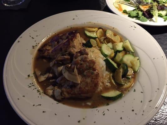 Chicken Marsala is their specialty