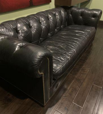 Black sofa