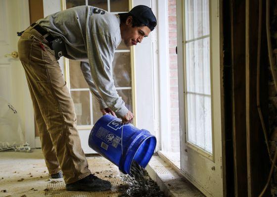 Cantey also does French Drains in your basement, crawl space, or exterior of your home!