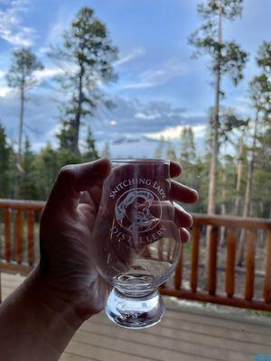 Our Airbnb didn't have a single cup to drink whiskey out of so we had to pick up a glass.