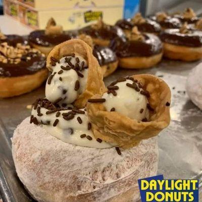 Get Fresh Cannoli Donuts today. Come visit the Hilliard location and we can make more if need to

https://daylighthilliard.com/