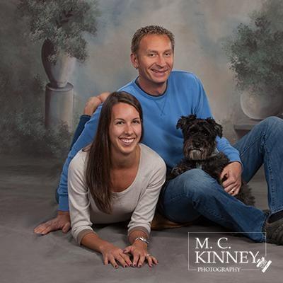 Pets are family too and nothing says that more than including your four legged children in the yearly portrait.