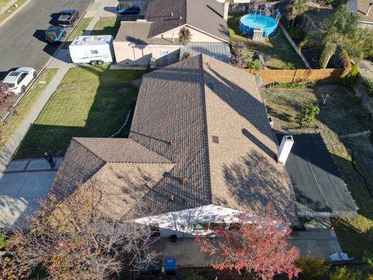 City of Thousand Oaks, new cool roof by Owens Corning 
Duration cool plus GOLDEN MEADOW