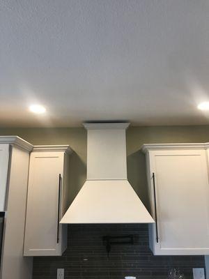 Full kitchen remodel with hood