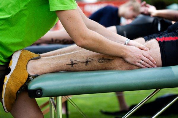 On and Off location event sports massage in office recovery sports massage