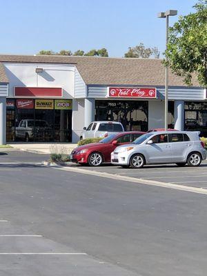 ToolPlug is Located in the Front of this Business Plaza On Garden Grove Blvd