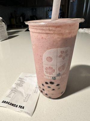 Strawberry Taro Smoothie