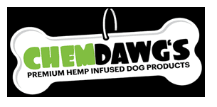 ChemDawg's Premium Hemp Infused Dog Products Bone Logo.