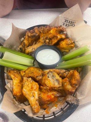 Buffalo chicken wings!!